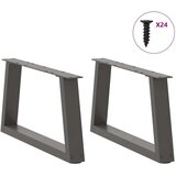  Noge blagovaonskog stola V-oblika 2 kom antracit 70x(30-31 3)cm | shoptok.hr
