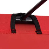  Kamp postelja 180x60x19 cm oksford blago in jeklo rde | Shoptok.si