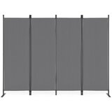 Multi Garden preklopni paravan za vrt i prostorije, 4-dijelni &amp;ndash; 167x216 cm, sivi Slike