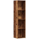 Maison Chic Knjižna omara - Knjižni regal starinski les 36x30x143 cm inženirski les, (21725395) Cene