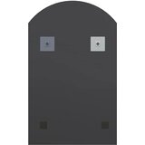  Ogledalo s LED svjetlima 60 x 40 cm stakleno u obliku luka | shoptok.hr