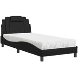 Krevet Viana s madracem crni 90 x 200 cm od umjetne kože | Eponuda.ba