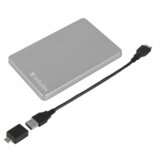 Verbatim alu slim 1TB silver 53663 | ePonuda.com