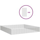  Ograda za životinje s 48 ploča 54 x 100cm od pocinčanog željeza | shoptok.hr