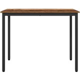 Stol Staro drvo 100 x 50 x 76 5 cm Inženjerska drva i čelik | shoptok.hr