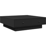 vidaXL Klubska mizica črna 90x90x28 cm iverna plošča | Shoptok.si