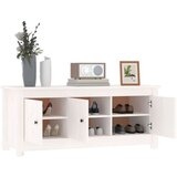 Ormarić Omarica za čevlje bela 110x38x45,5 cm trdna borovina, (20809476) | Shoptok.si
