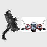 INF Nosilec za telefon za motor - Nosilec za vzvratno ogledalo za varno vožnjo, (21838215) | Shoptok.si