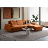 Atelier Del Sofa Aries Relax Right ugaona garnitura na razvlačenje 180 × 280 cm, narandžasta Cene