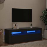 TV ormarić s LED svjetlima crni 120 x 35 x 40 cm | shoptok.hr