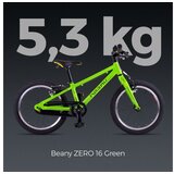  Dječji bicikl BEANY ZERO 16" zeleni 5,3kg | shoptok.hr