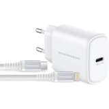 Chameleon Hišni polnilec, 25W GaN (PD 3.0, PPS in QC 3.0), USB-C izhod, s kablom | Shoptok.si