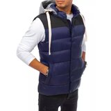 DStreet Kamizelka męska z kapturem granatowa | Shoptok.si