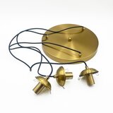  Visilica na sajli CRISTAL 3xE14/15W/230V mesing/dimljeno crno | Eponuda.com