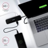 Axagon HMC-6GL laptop dock /port replicator USB 3.2 Gen 1 (3.1 Gen 1) Type-C Black, Grey | shoptok.hr