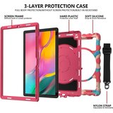 NIKCORP Ovitek za Samsung Galaxy Tab A 8.4 s stojalom, ročajem in naramnim pasom, troslojna zaščita proti udarcem, roza barva, (5000139029) | Shoptok.si