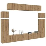  8-dijelni set TV ormarića montiran na zid Artisan Oak | shoptok.hr