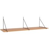 House Nordic Polica v jesenovem dekorju v naravni barvi 120 cm Chiba – | Shoptok.si