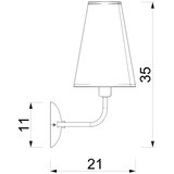  Zidna lampa TORTOLA 2xE14/15W/230V bež | Eponuda.com