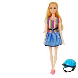  Punčka za igro na roza skuterju - 27 cm | Shoptok.si