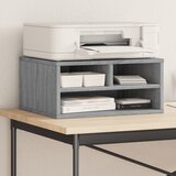 vidaXL Stalak za pisač siva boja hrasta 49x40x22,5cm konstruirano drvo cijene