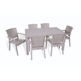  Bastenski set zeugma 6 stolice i sto 150x90 cappuccino | Eponuda.com