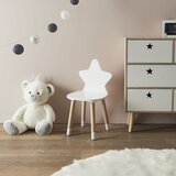  Otroški leseni stol Krona bela | Shoptok.si