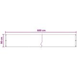  Zaštita od pogleda za balkon Svjetlosiva 90 x 600 cm HDPE i Aluminij - Svjetlosiva 90 x 600 cm | shoptok.hr