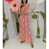 Gemre Pink Ruched Dress Venezia | Shoptok.si