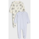 Sinsay Pamučne jednodijelne pidžame za bebe s motivom slonova 2 pack | shoptok.hr