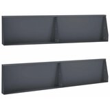  Zid za zadržavanje 4 kom. 100 x 12 x 30 cm Čelik Antracit - Antracit 100 x 12 x 30 cm 4 x ravni Cijene