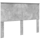  Uzglavlje s uzglavljem Betonski sivi 140 cm Konstruirano drvo | shoptok.hr