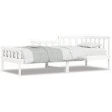  The Living Store Izvlečna postelja brez vzmetnice bela 80x200 cm trdna borovina - Dnevna Postelja, (21452267) | Shoptok.si