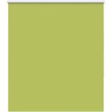 vidaXL Rolo zatemnitvena zavesa z listi zelene barve 125x175 cm, širina blaga 121,6 cm, poliester, (5000297214) | Shoptok.si