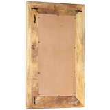 vidaXL Ročno izrezljano ogledalo 80x50x2,6 cm trden mangov les | Shoptok.si