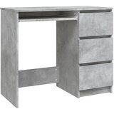 Furnova Pisalna miza betonsko siva 90x45x76 cm iverna plošča, (21925365) | Shoptok.si