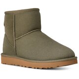Ugg Čizme za snijeg od brušene kože Classic Mini II boja: zelena, 1016222.MSSGR | shoptok.hr