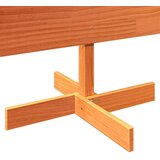 vidaXL Lesena dekorativna novoletna jelka rjava 150 cm trdna borovina | Shoptok.si