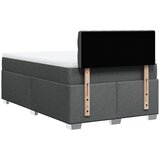  Krevet s oprugama i madracem tamnosivi 120 x 200 cm od tkanine | shoptok.hr