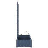  Vrtna saksija 3 pcs Sivi 120 x 40 x 126 cm Plastika | shoptok.hr
