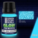 Green Stuff World Glow in the Dark Pigment Mind Turquoise 30ml | Pigment koji svetli u mraku Mind Turquoise 30ml Cene