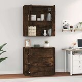  Visoka omara dimljen hrast inženirski les, (20653358) | Shoptok.si