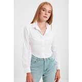 Trendyol Ekru Basic Shirt Black | siva | svijetlo plavo | ePonuda.com