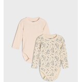 Sinsay Pamučni bodi s biljnim motivom 2 pack Cijene