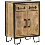 vidaXL Komoda z 2 predaloma 53x31x72 cm trden mangov les in železo, (20956785) Cene