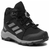 Adidas Ležerne čizme siva / crna