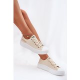 Lee Cooper Women's Sneakers On A Platform Beige | Shoptok.si