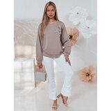 DStreet Bluza damska one size oversize FLORINE mokka | shoptok.hr