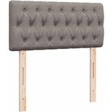  Krevet s oprugama i madracem smeđesivi 90x190 cm od tkanine | shoptok.hr
