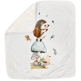 Baby Textil prekrivač za bebe Jež, Bela u